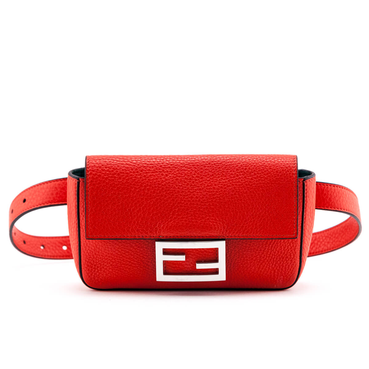 Luxury FendiPoppy Cuoio Romano Baguette Hip Belt Bag