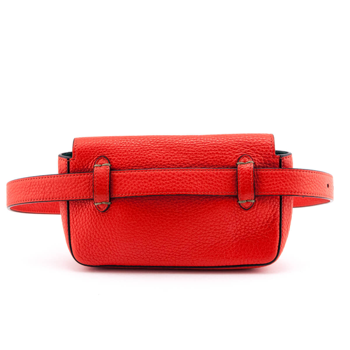 Luxury FendiPoppy Cuoio Romano Baguette Hip Belt Bag