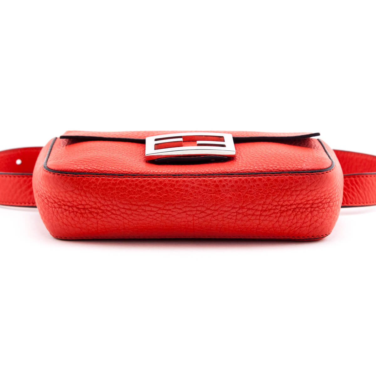 Luxury FendiPoppy Cuoio Romano Baguette Hip Belt Bag