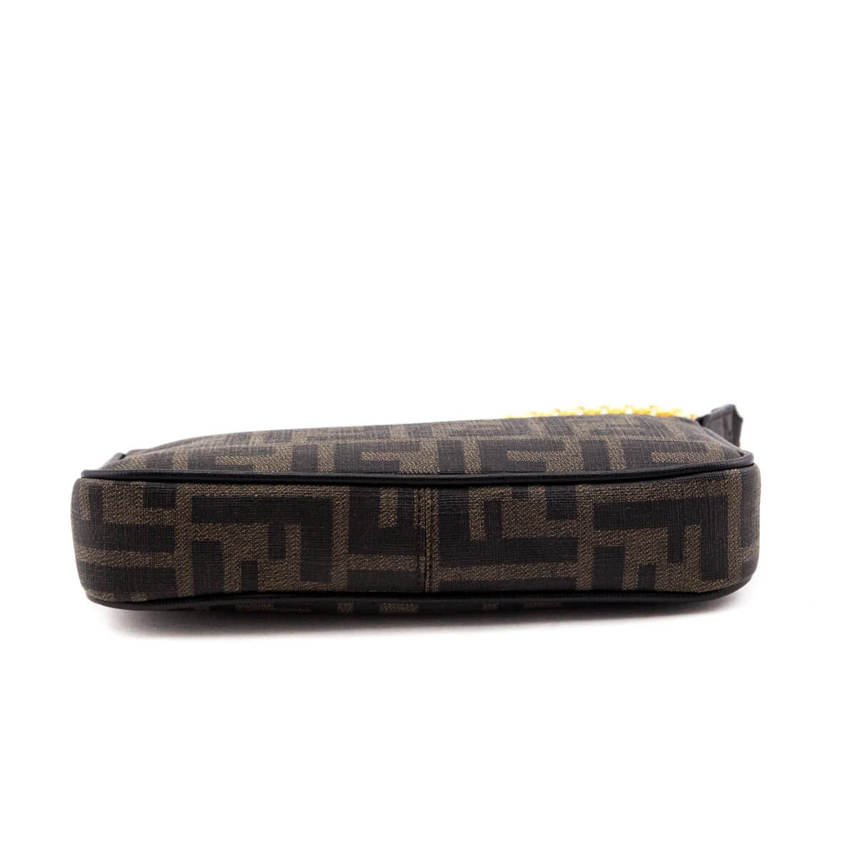 Luxury FendiTobacco Zucca Coated Canvas Small Pouch