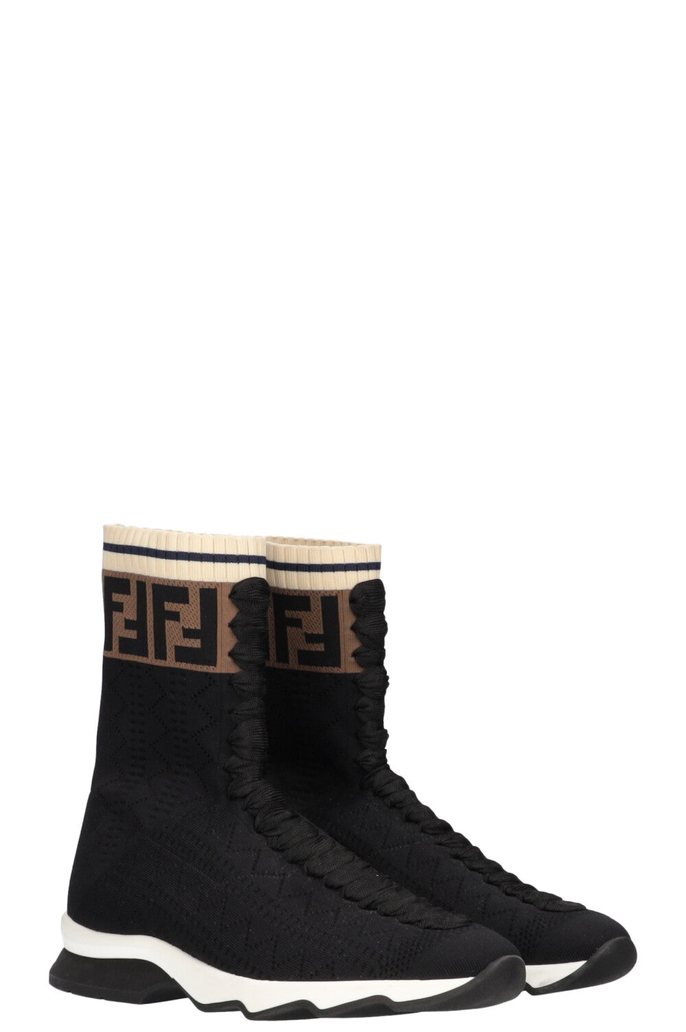 Luxury Fendi Sock Sneaker Boots