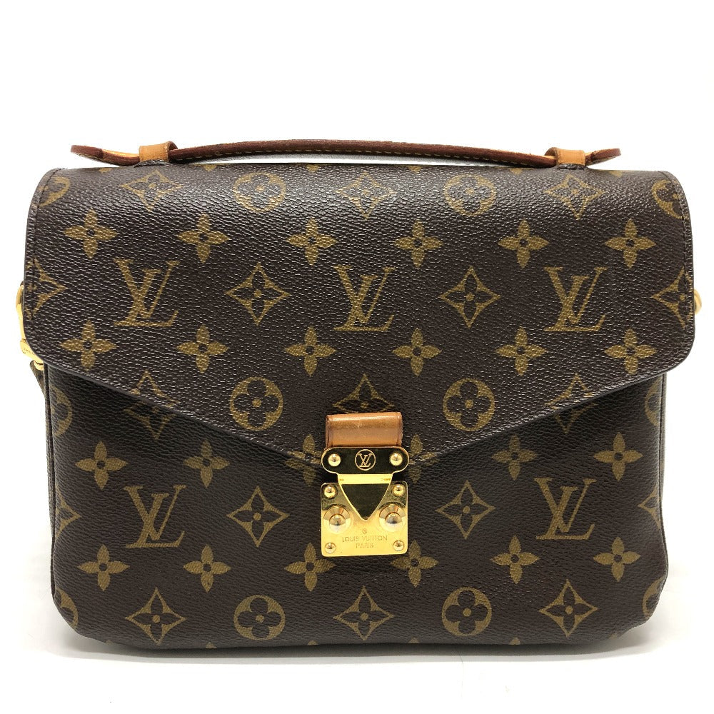 LOUIS VUITTON Handbag M40780 Monogram canvas Brown Monogram Pochette Metis MM Women