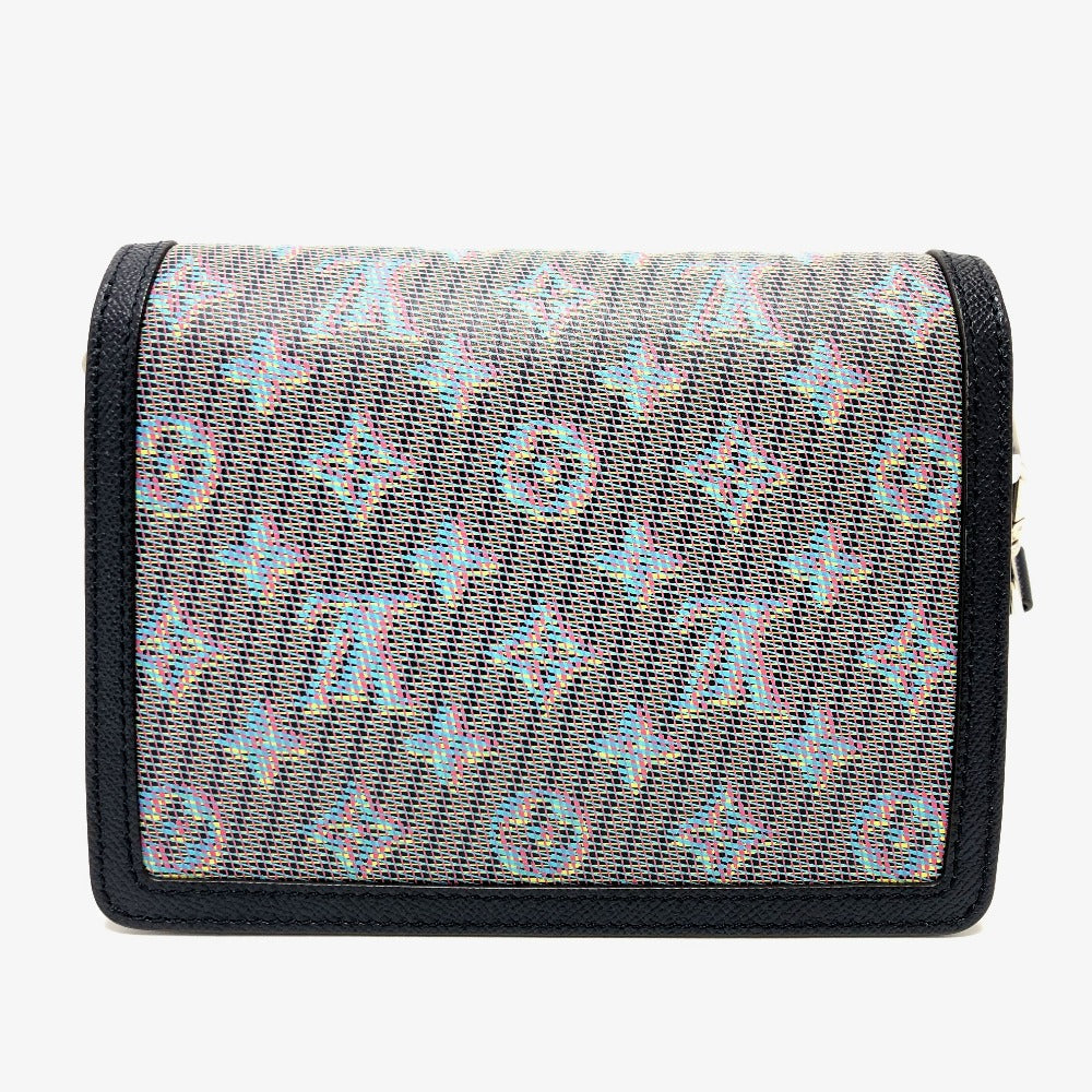 LOUIS VUITTON Shoulder Bag M55454 leather blue LV pop Daufine MINI Women