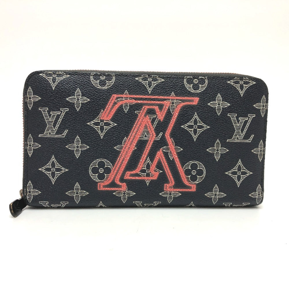 LOUIS VUITTON Long Wallet Purse M62931 Monogram canvas Navy Travel case monogram upside down ink Zippy Organizer mens