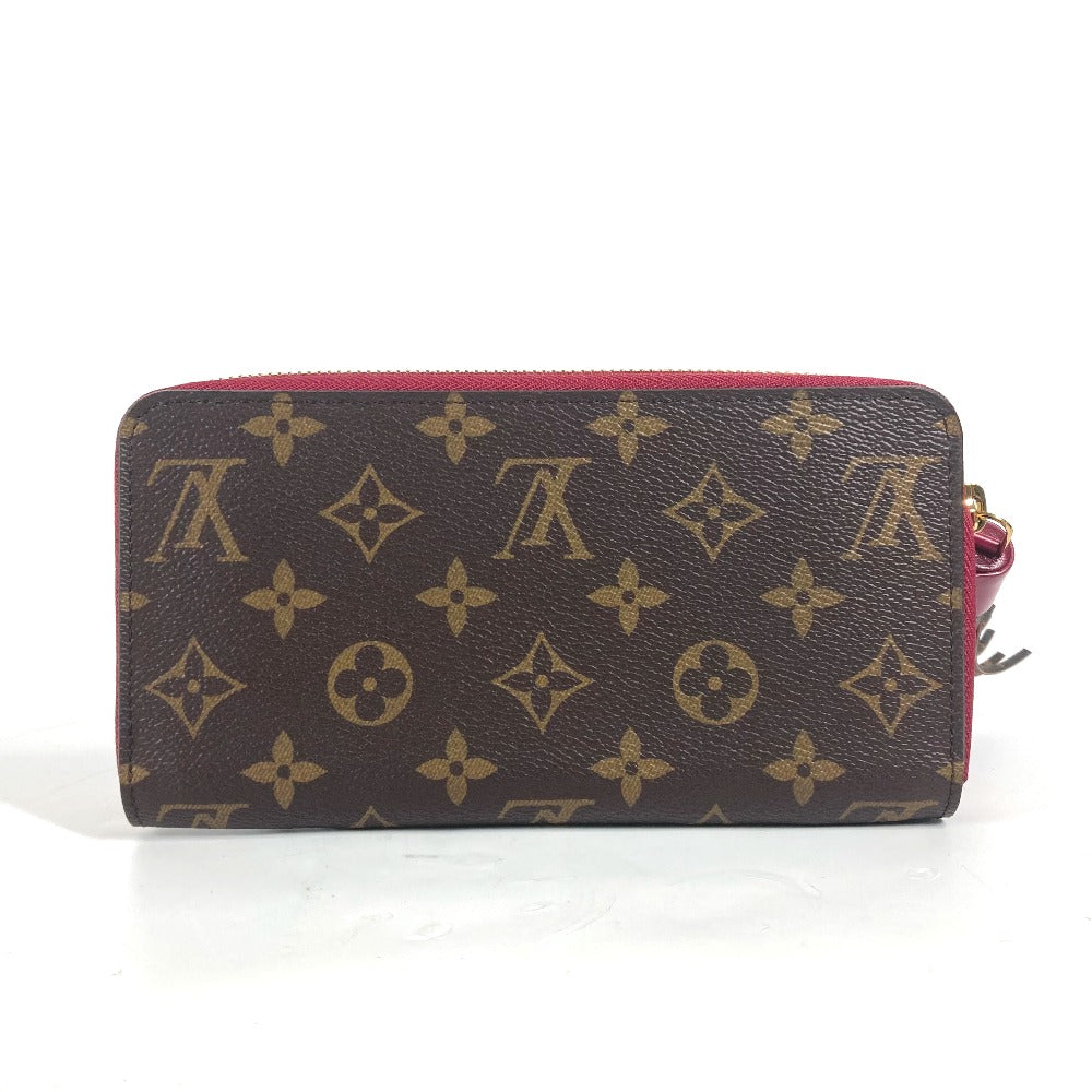 LOUIS VUITTON Long Wallet Purse M62256 Monogram canvas Brown Monogrammed with tassel Zippy wallet Women