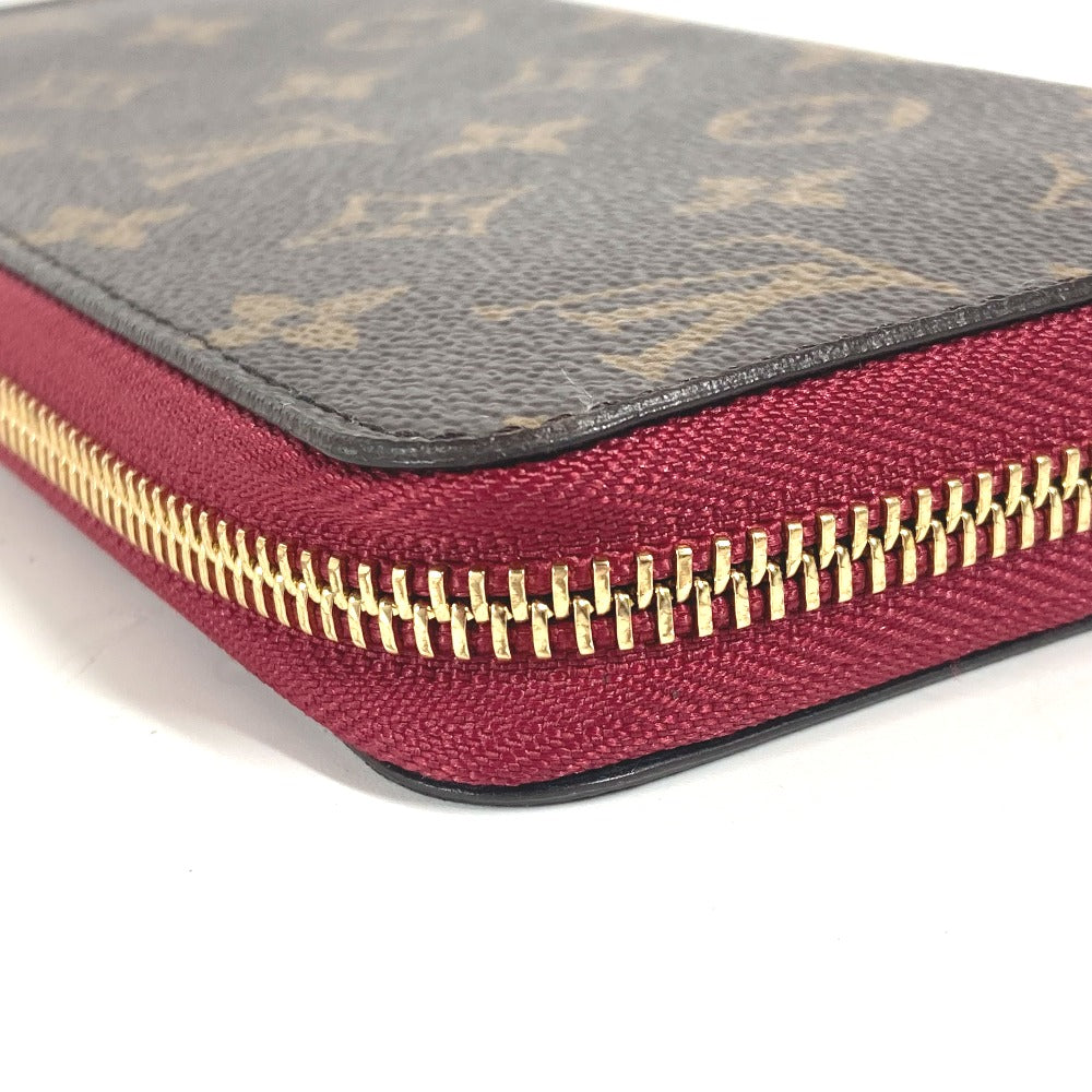 LOUIS VUITTON Long Wallet Purse M62256 Monogram canvas Brown Monogrammed with tassel Zippy wallet Women