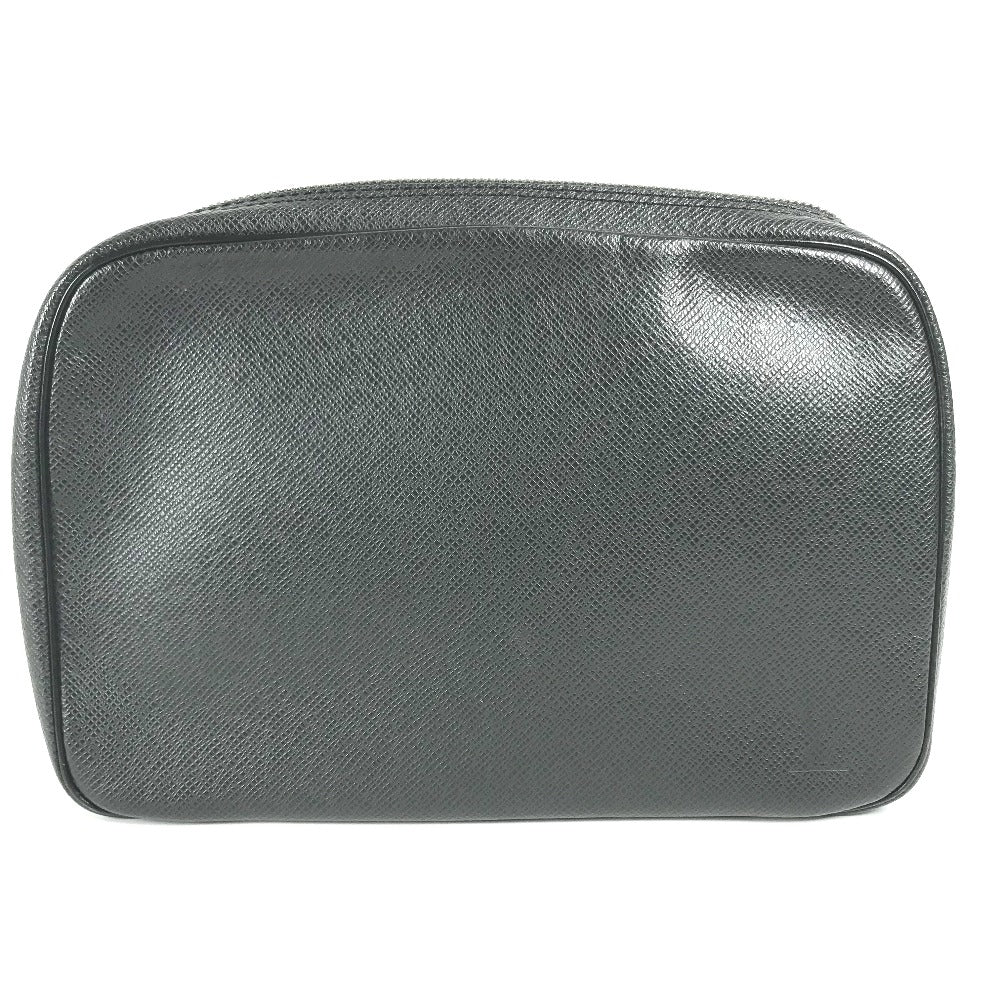 LOUIS VUITTON business bag M30212 Taiga Leather black Taiga Truth Cracking Tat GM mens