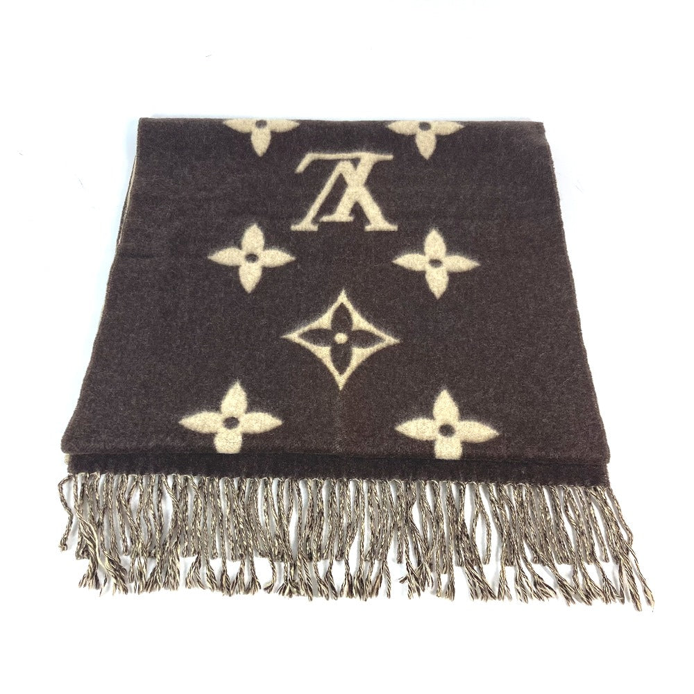 LOUIS VUITTON Scarf M71041 cashmere Brown Escalp Reykjavik