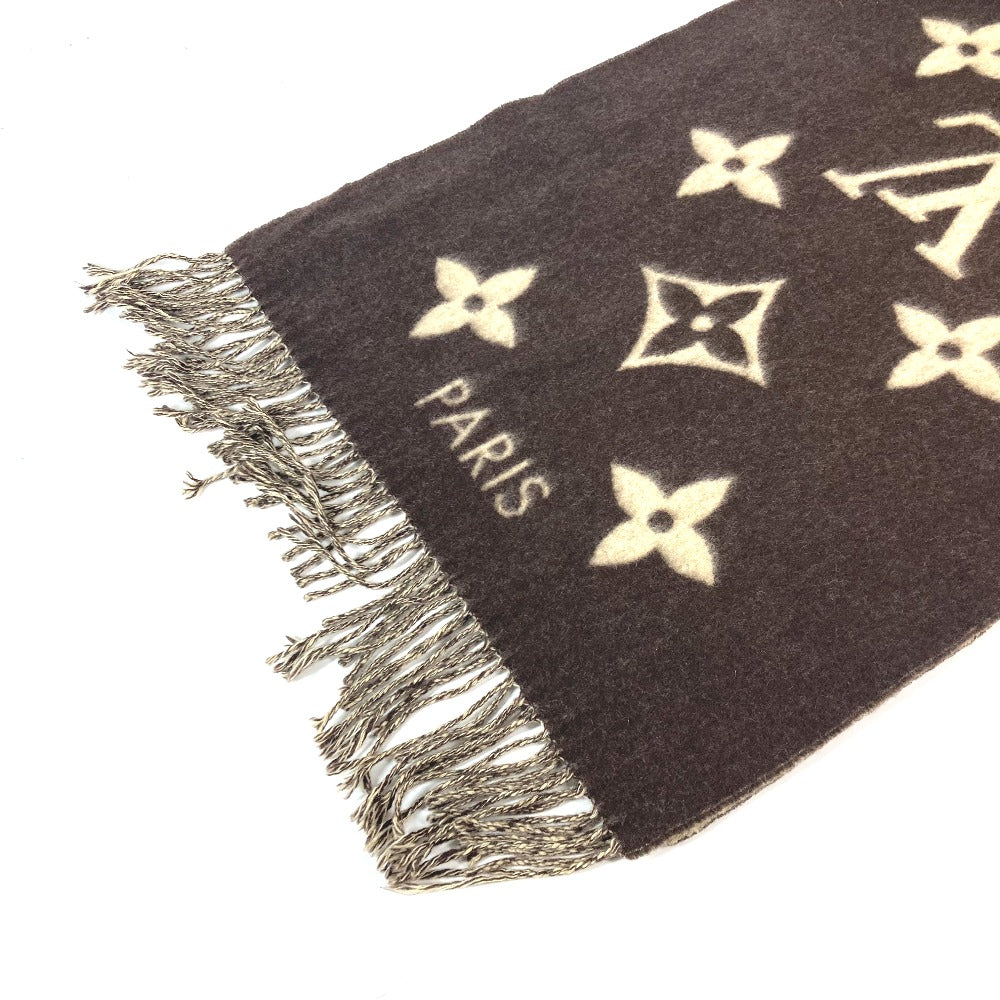 LOUIS VUITTON Scarf M71041 cashmere Brown Escalp Reykjavik