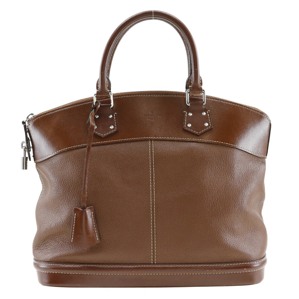 LOUIS VUITTON Handbag M91889 Goatskin Brown Suhari LockitMM