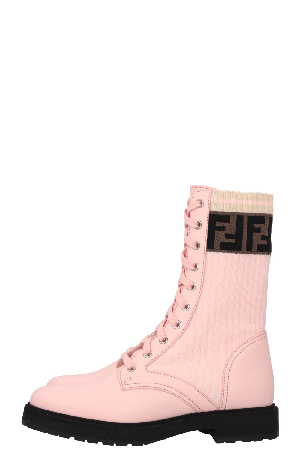 Luxury Fendi Rockoko Boots Rose