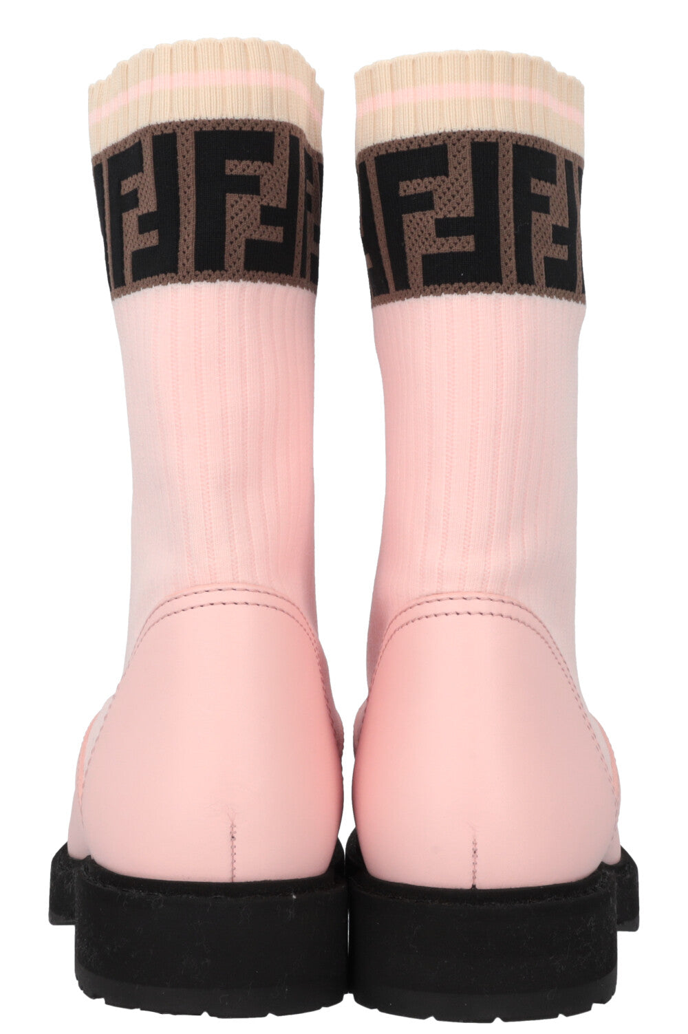 Luxury Fendi Rockoko Boots Rose
