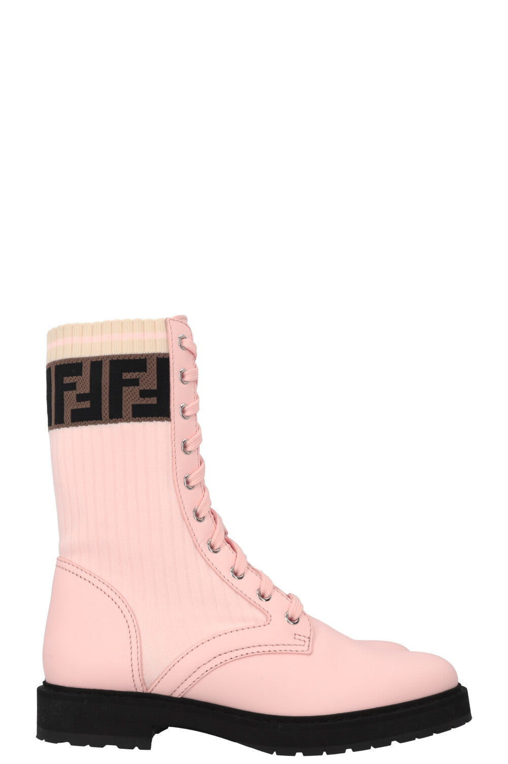 Luxury Fendi Rockoko Boots Rose