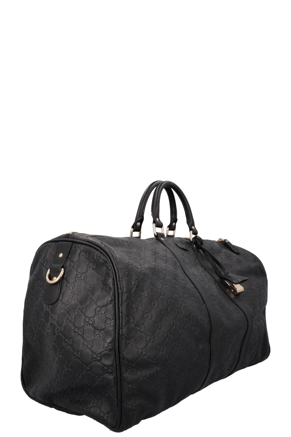 Luxury Gucci Trending 2025 Signature Supreme GG Duffle Bag Leather Black
