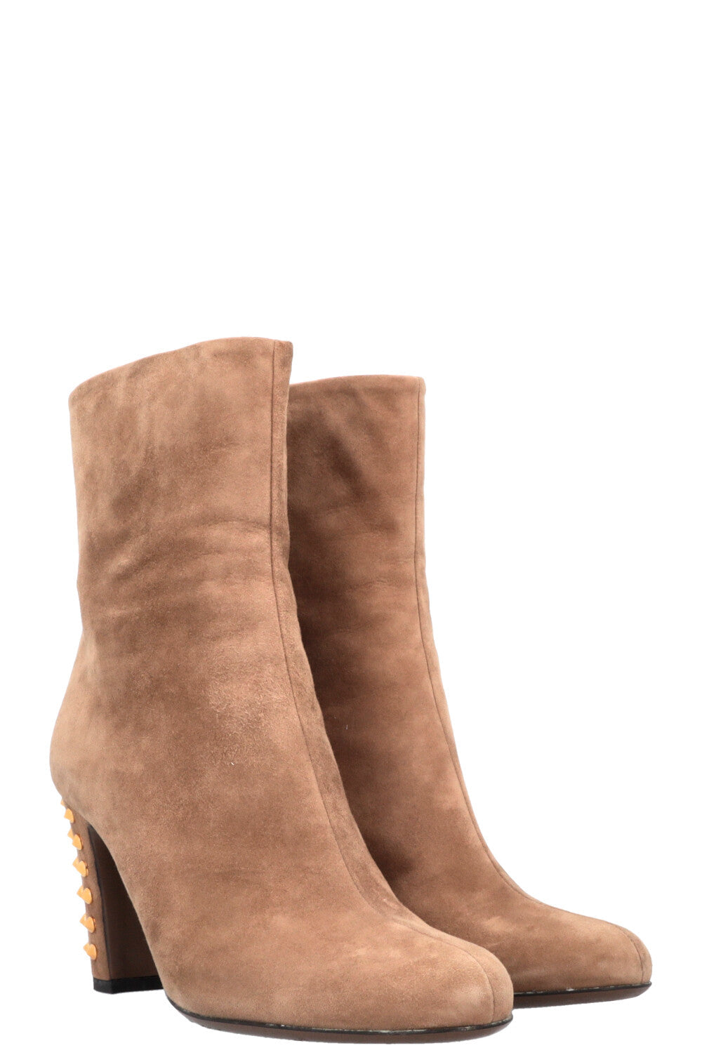 Luxury Gucci Trending 2025 Studded Boots Suede Brown
