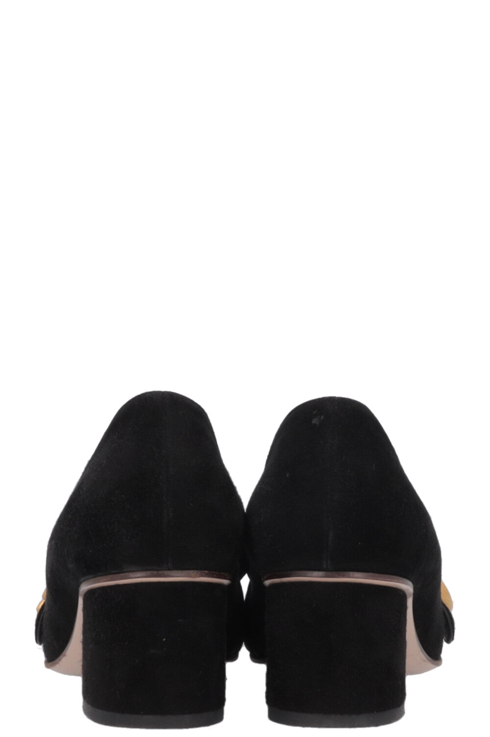 Luxury Gucci Trending 2025 Marmont GG Heels Suede Black