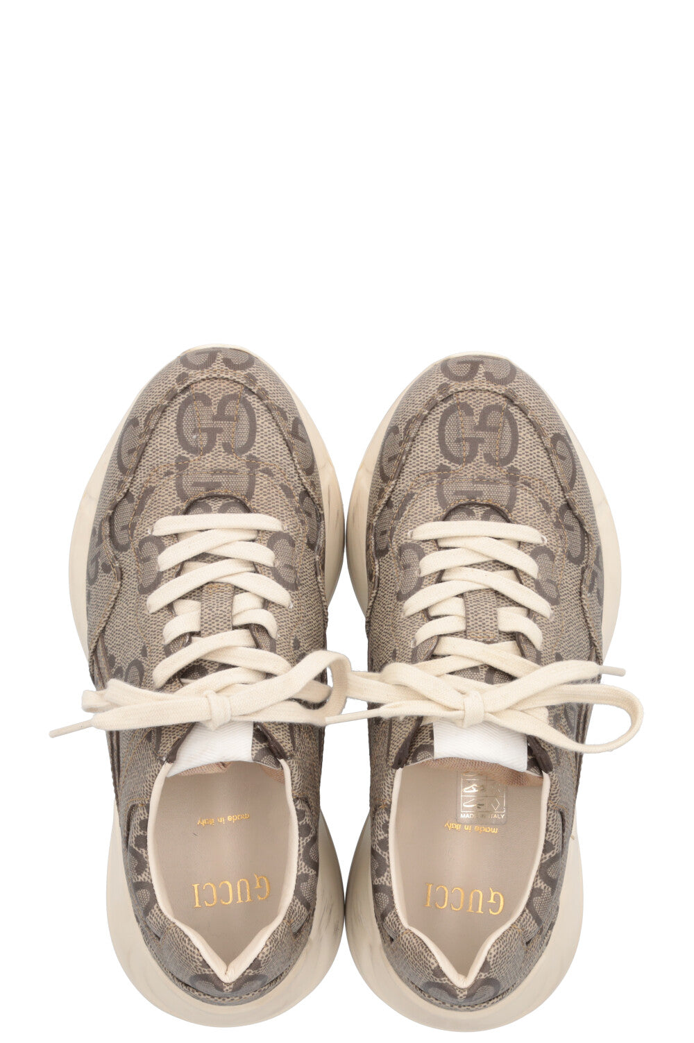 Luxury Gucci Trending 2025 GG Supreme Rhyton Sneakers