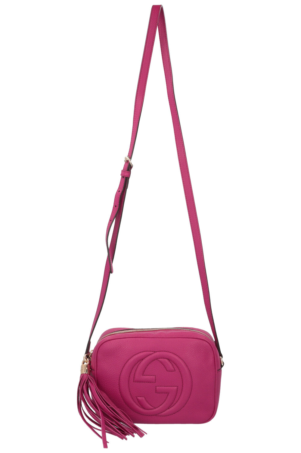 Luxury Gucci Trending 2025 Disco Soho Tassel Crossbody Bag Purple