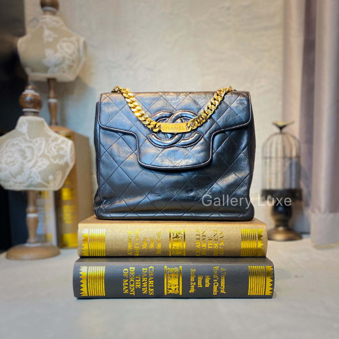 No.2191-Chanel Vintage Handle Bag