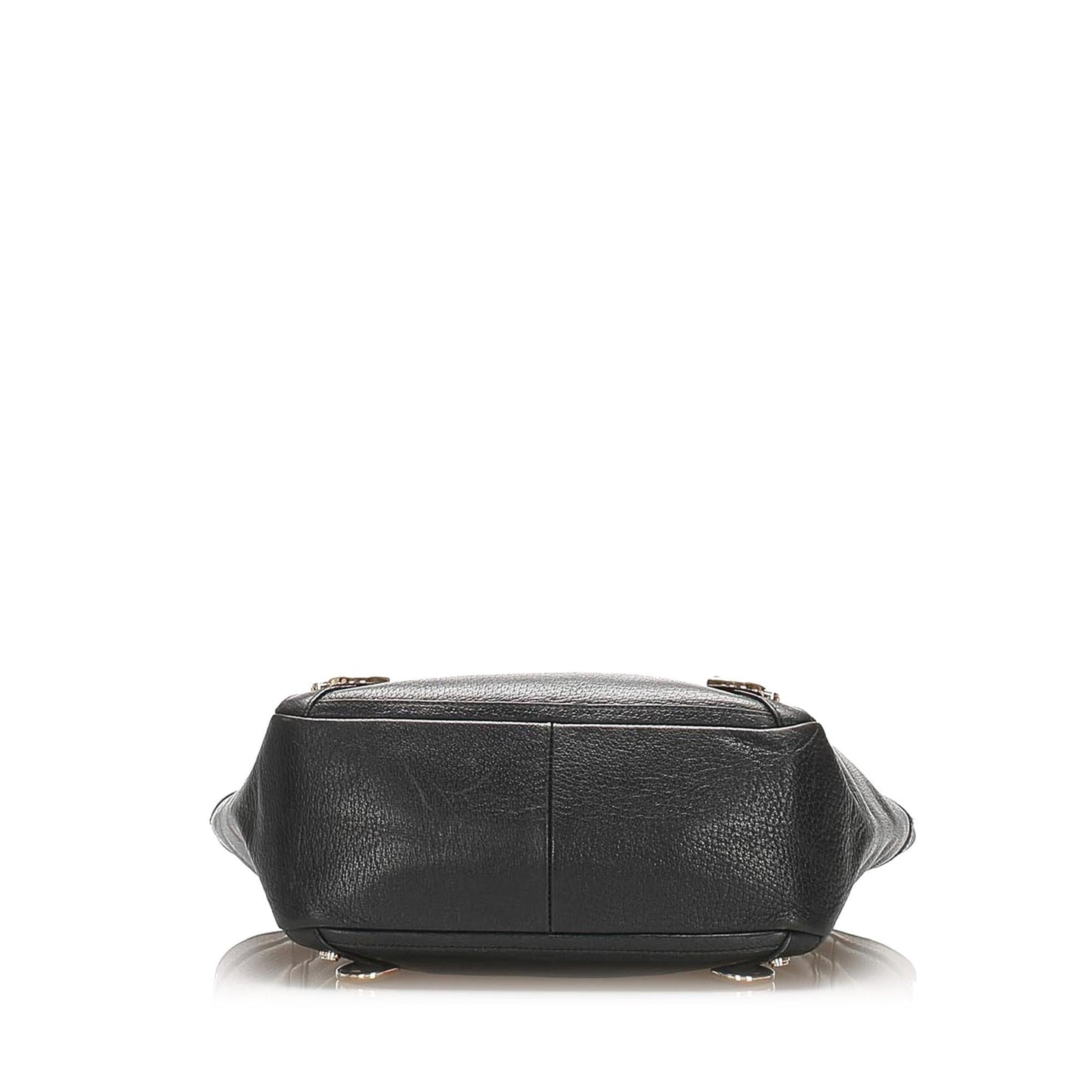 Gucci Abbey-D Ring Leather Handbag (SHG-22400)