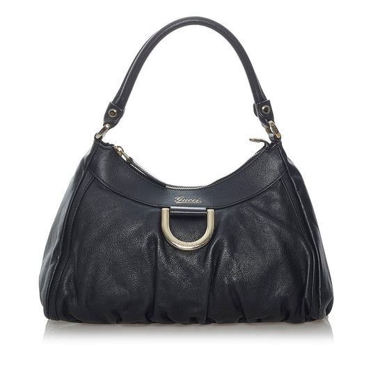 Gucci Abbey D-Ring Leather Shoulder Bag (SHG-37613)