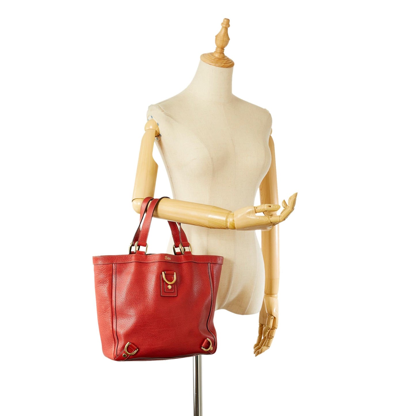 Gucci Abbey D-Ring Leather Tote Bag (SHG-21120)