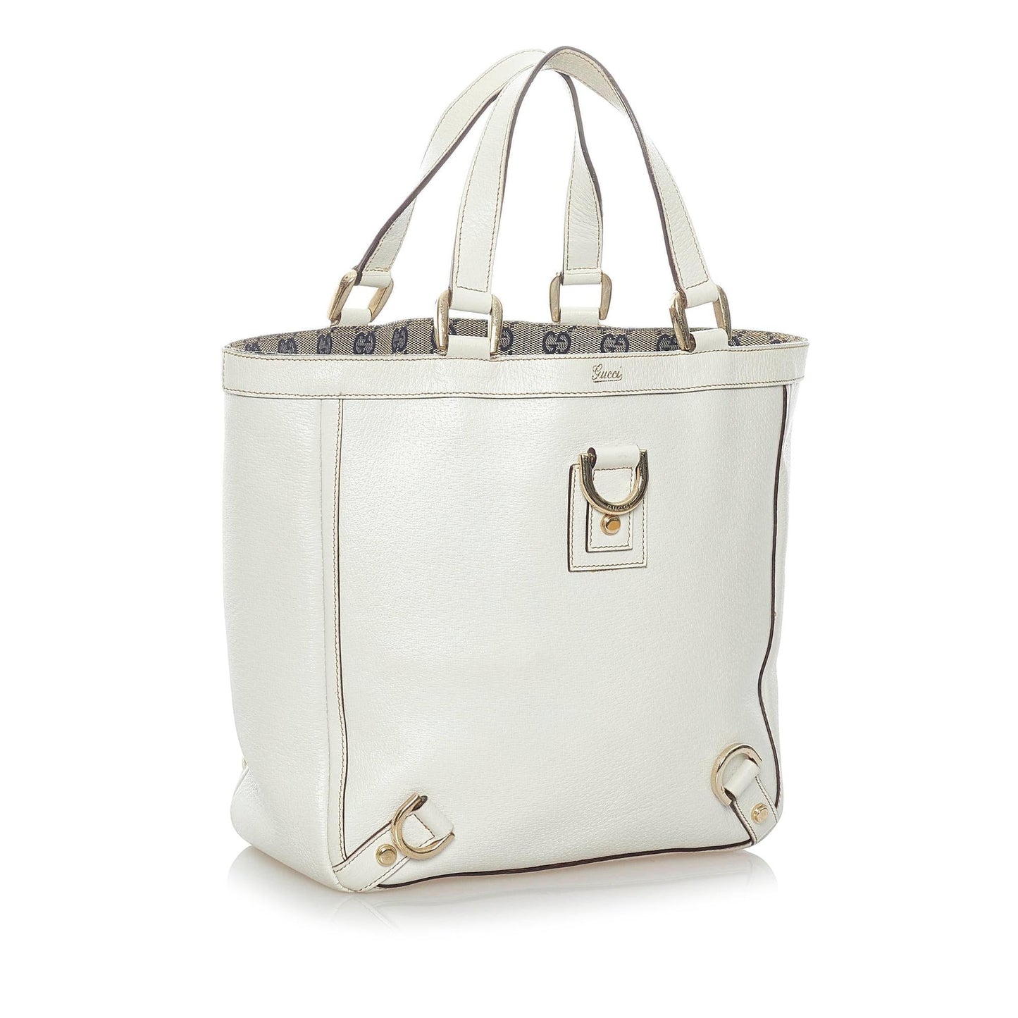 Gucci Abbey-D Ring Leather Tote (SHG-32869)
