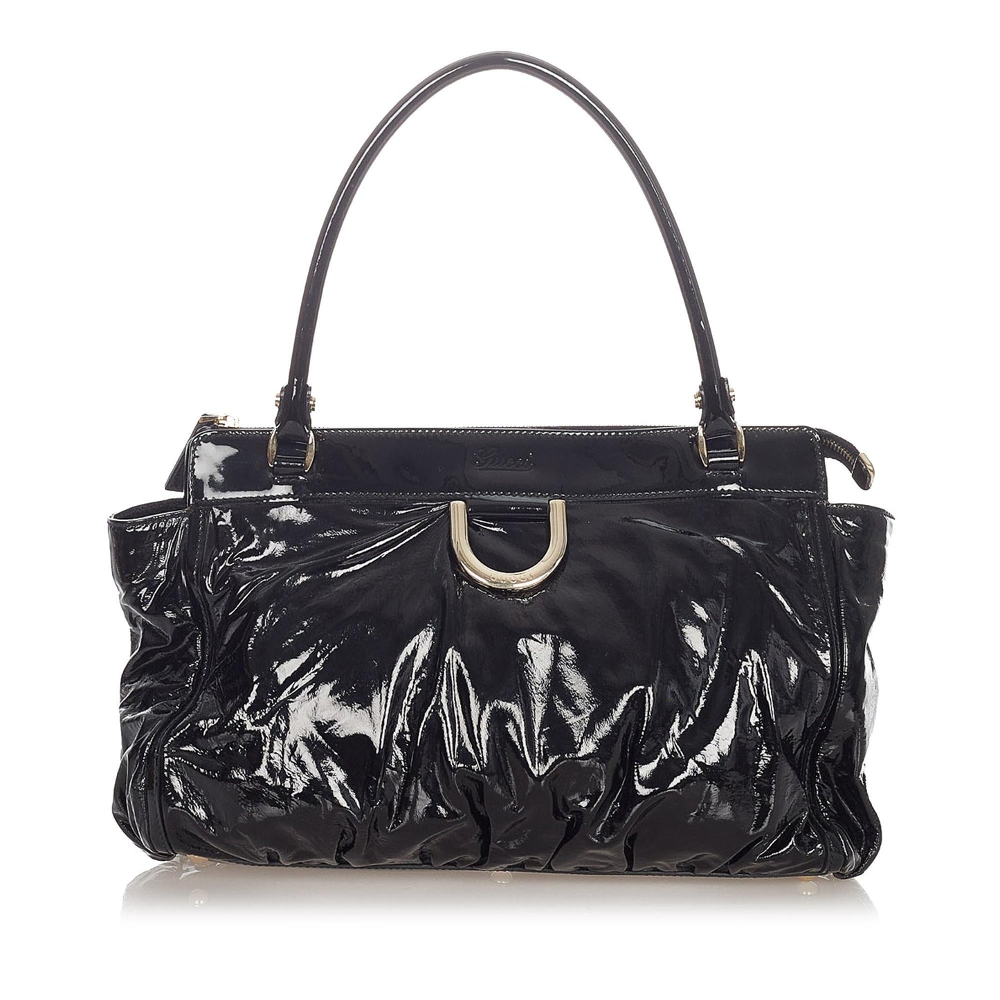 Luxury Gucci Trending 2025 Abbey D-Ring Patent Leather Handbag (SHG-23002)