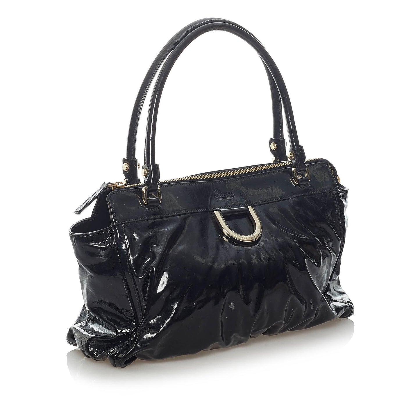 Luxury Gucci Trending 2025 Abbey D-Ring Patent Leather Handbag (SHG-37233)