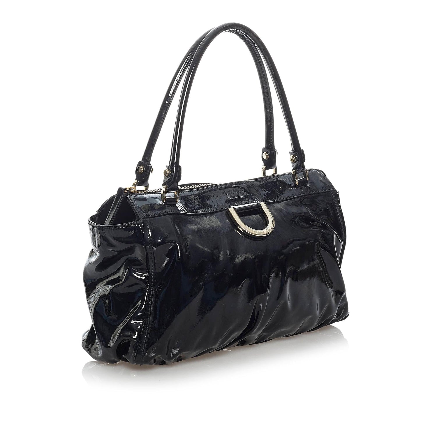 Luxury Gucci Trending 2025 Abbey D-Ring Patent Leather Shoulder Bag (SHG-30321)