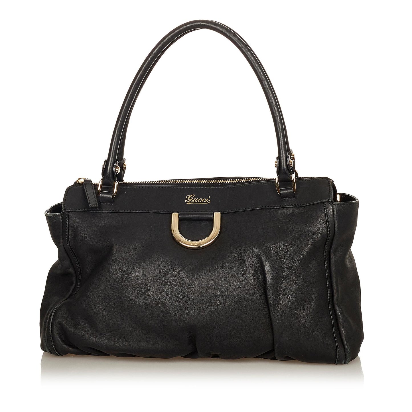 Gucci Abbey D-ring Leather Shoulder Bag (SHG-31845)