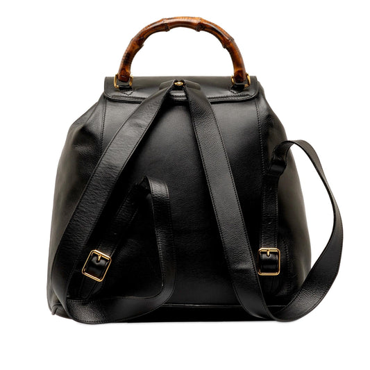 Luxury Gucci Trending 2025 Bamboo Drawstring Leather Backpack (SHG-b7jhdk)