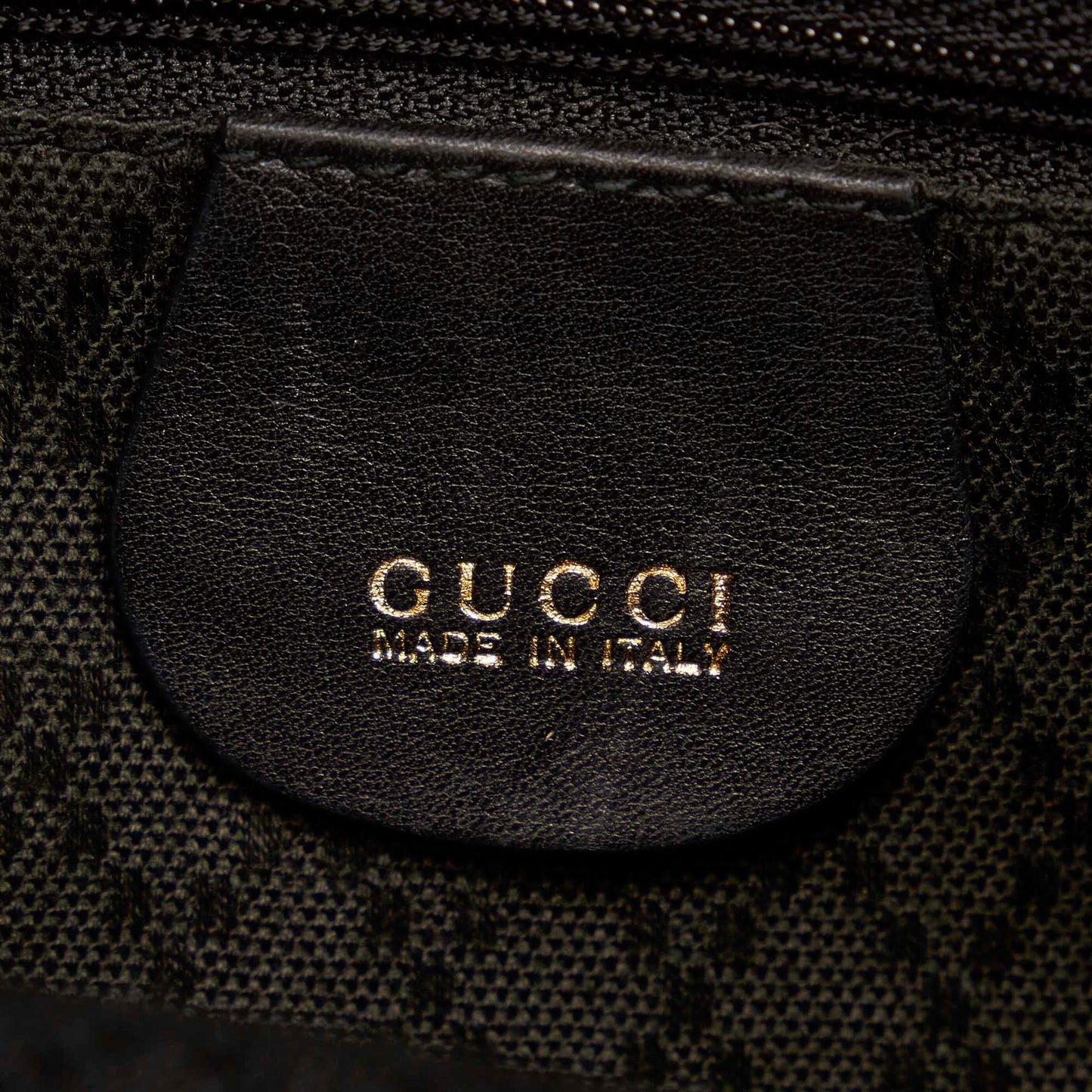 Gucci Bamboo Leather Drawstring Backpack (SHG-21546)