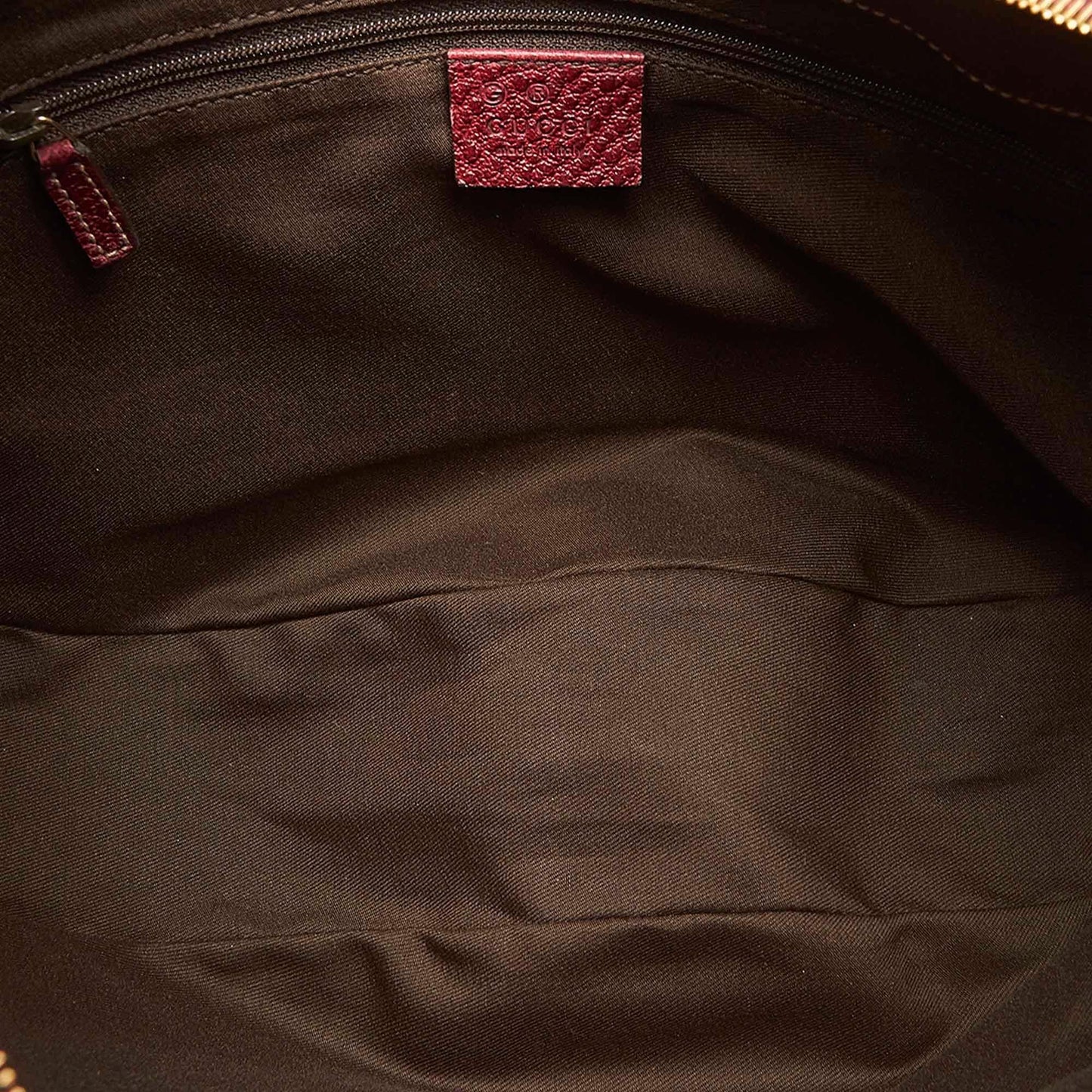 Gucci Bamboo Ring Leather Hobo Bag (SHG-22296)