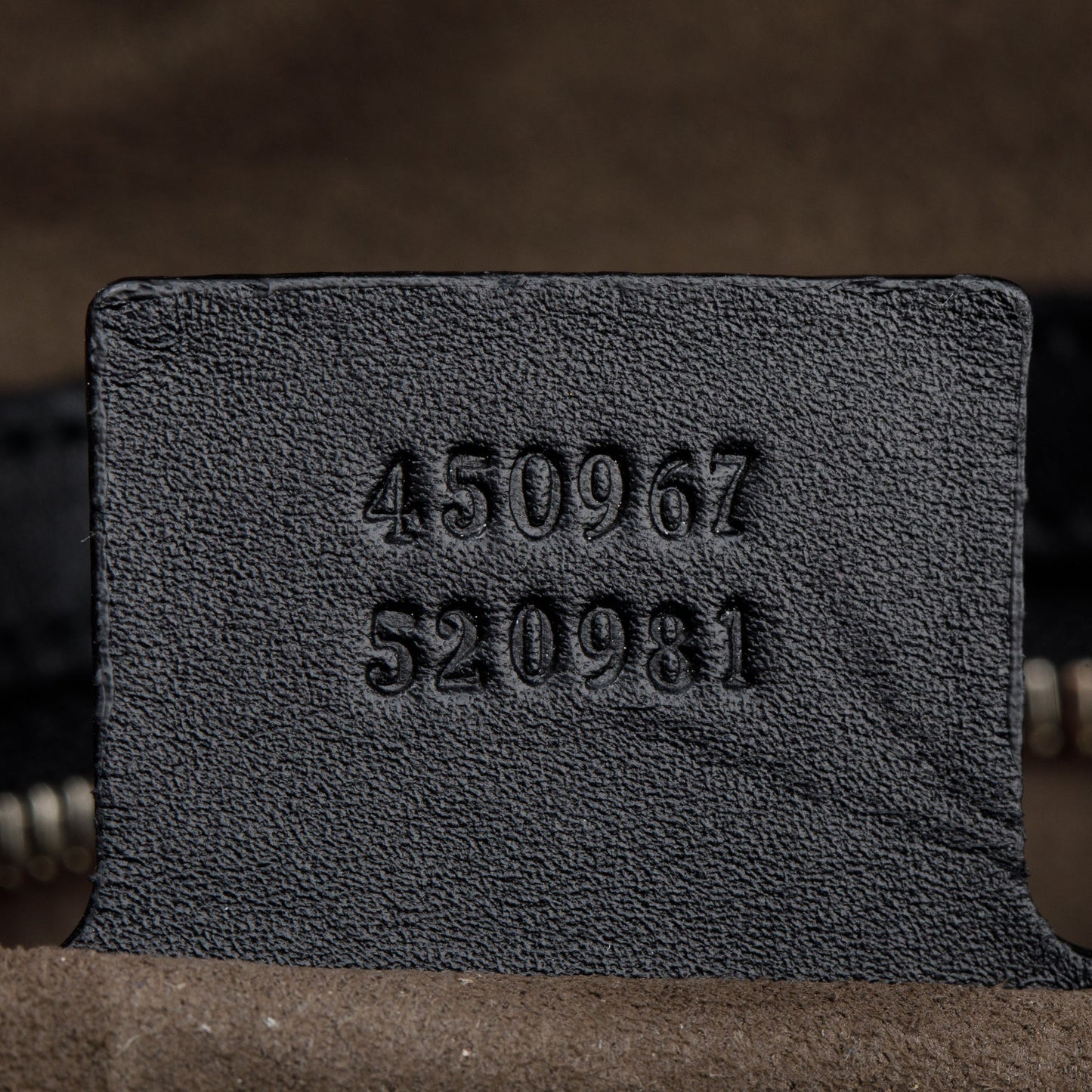 Gucci Black GG Signature Leather Small Backpack