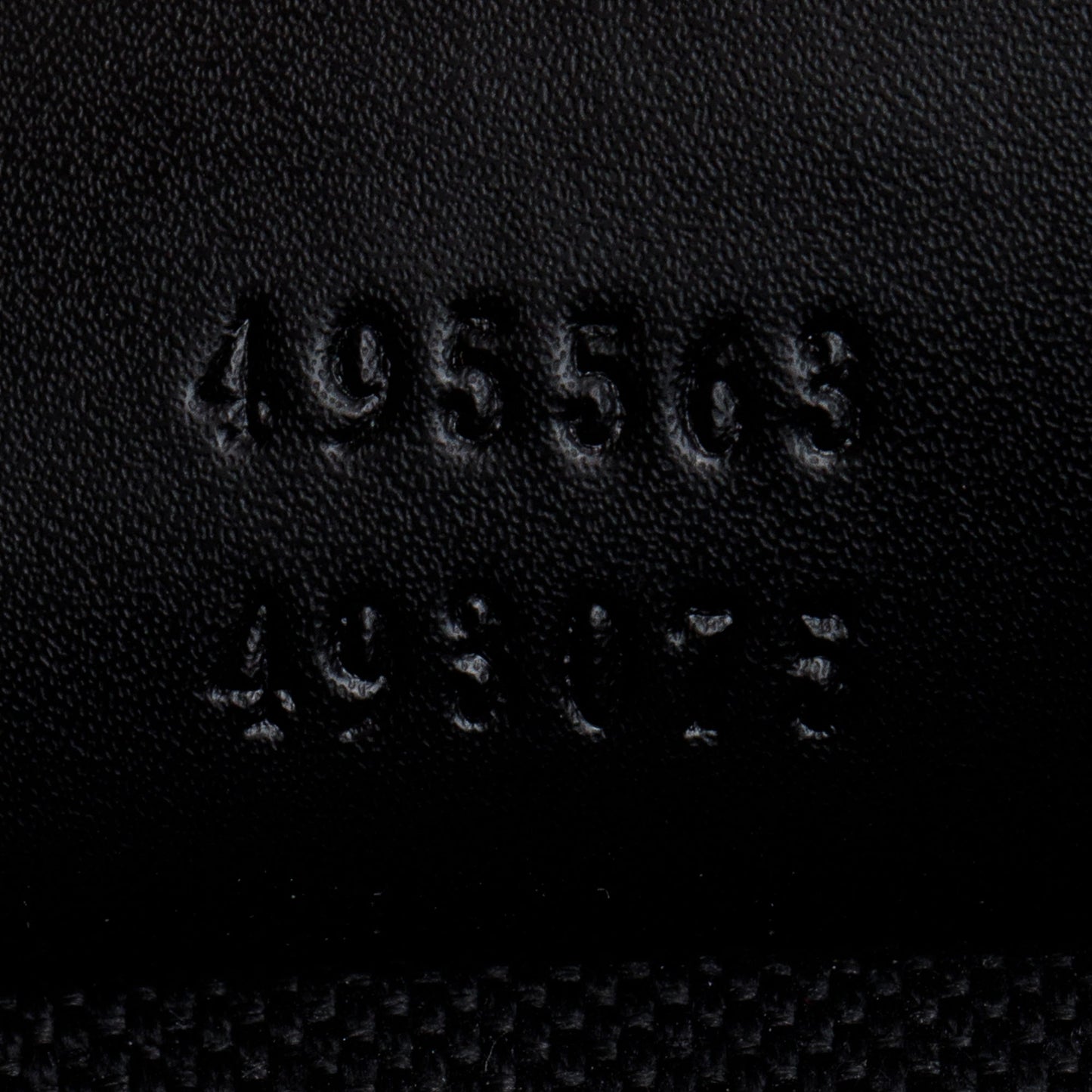 Gucci Black GG Supreme Double Buckle Backpack