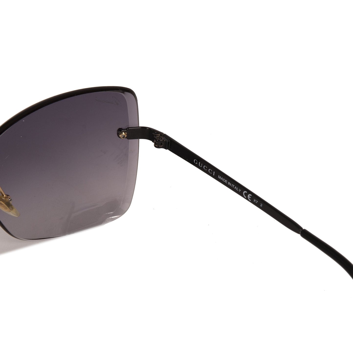 Gucci Butterfly Rimless Sunglasses