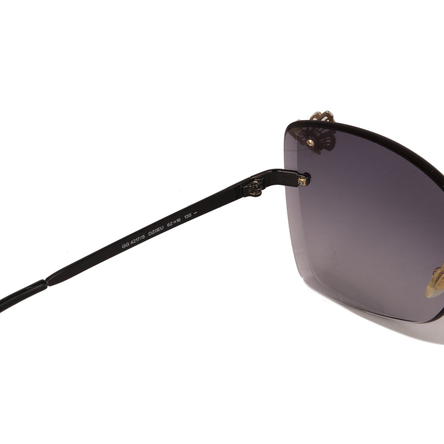 Gucci Butterfly Rimless Sunglasses
