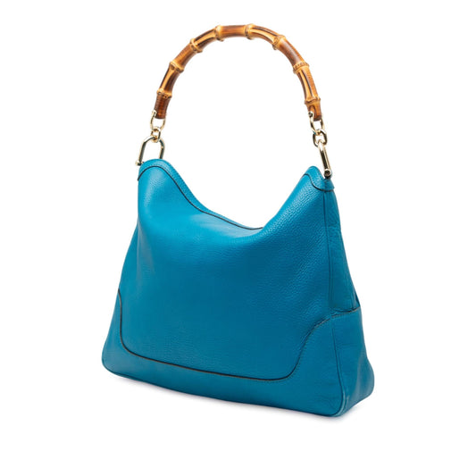 Gucci Calfskin Bamboo Diana Satchel