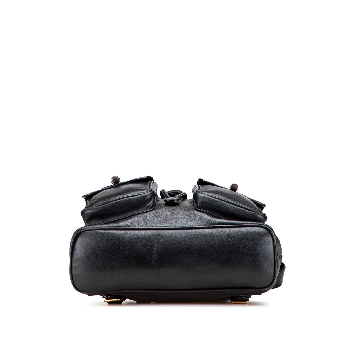 Gucci Calfskin Bamboo Drawstring Backpack