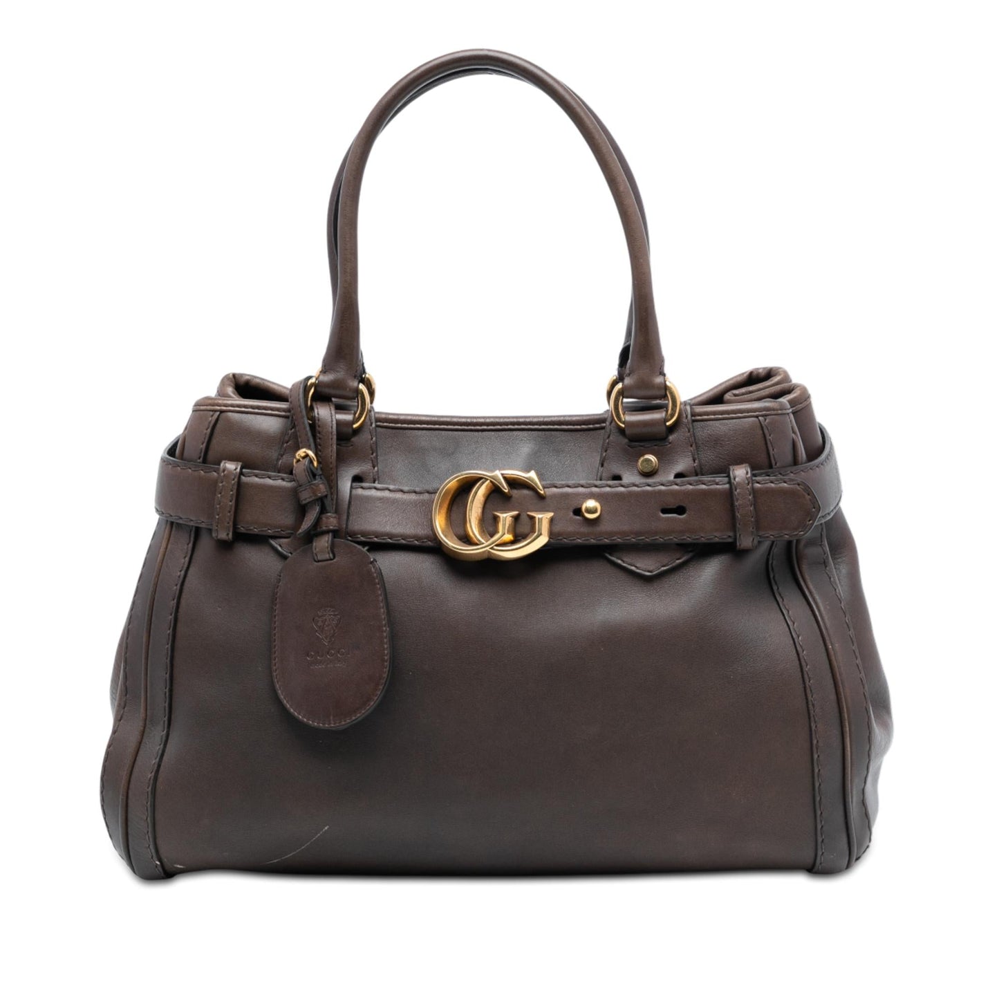 Gucci Calfskin Interlocking G Running Tote