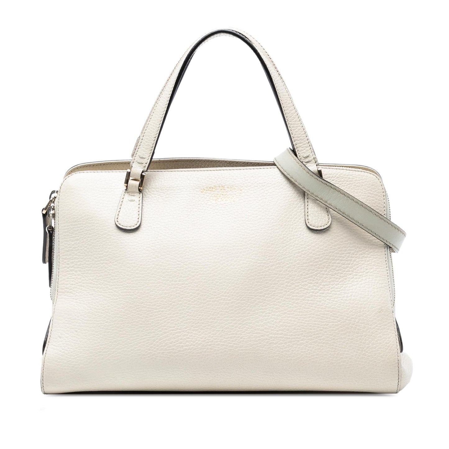 Gucci Calfskin Swing Top Handle Satchel
