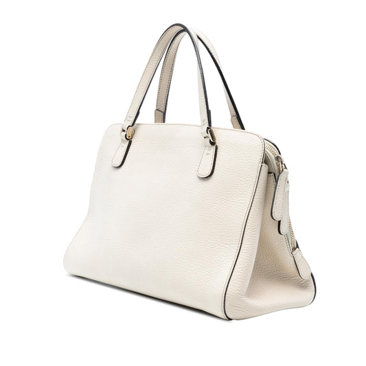 Gucci Calfskin Swing Top Handle Satchel