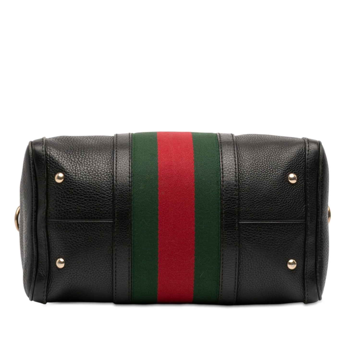 Gucci Calfskin Web Joy Boston Bag
