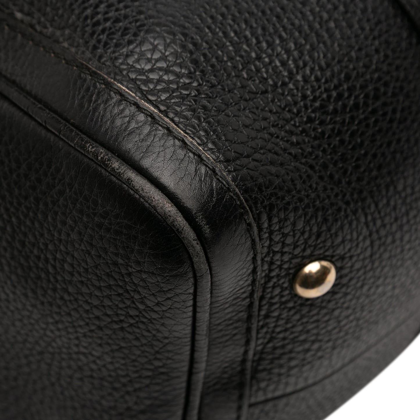 Gucci Calfskin Web Joy Boston Bag