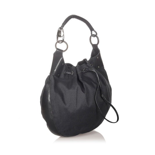 Gucci Canvas Drawstring Hobo Bag (SHG-32127)