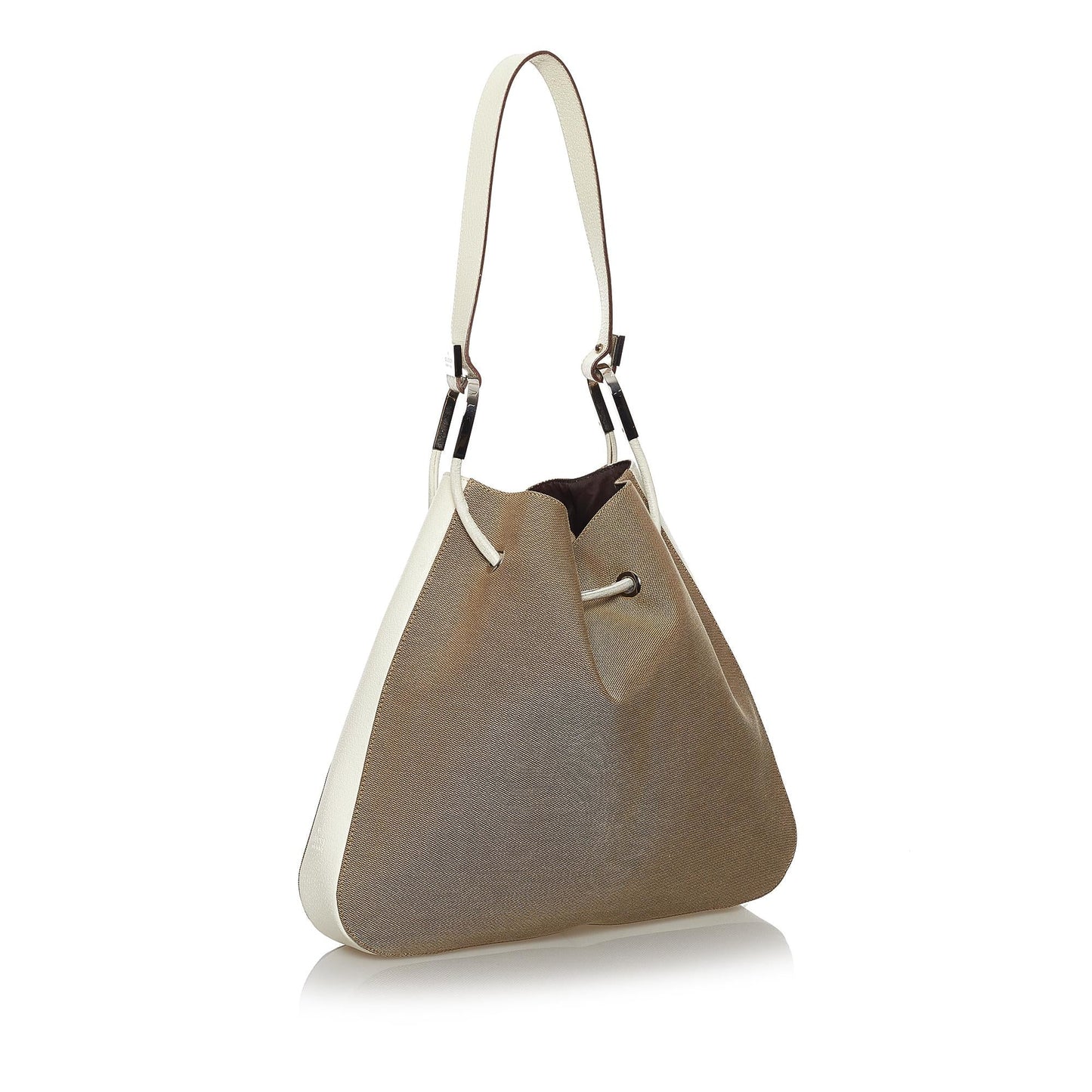 Gucci Canvas Drawstring Shoulder Bag (SHG-29810)