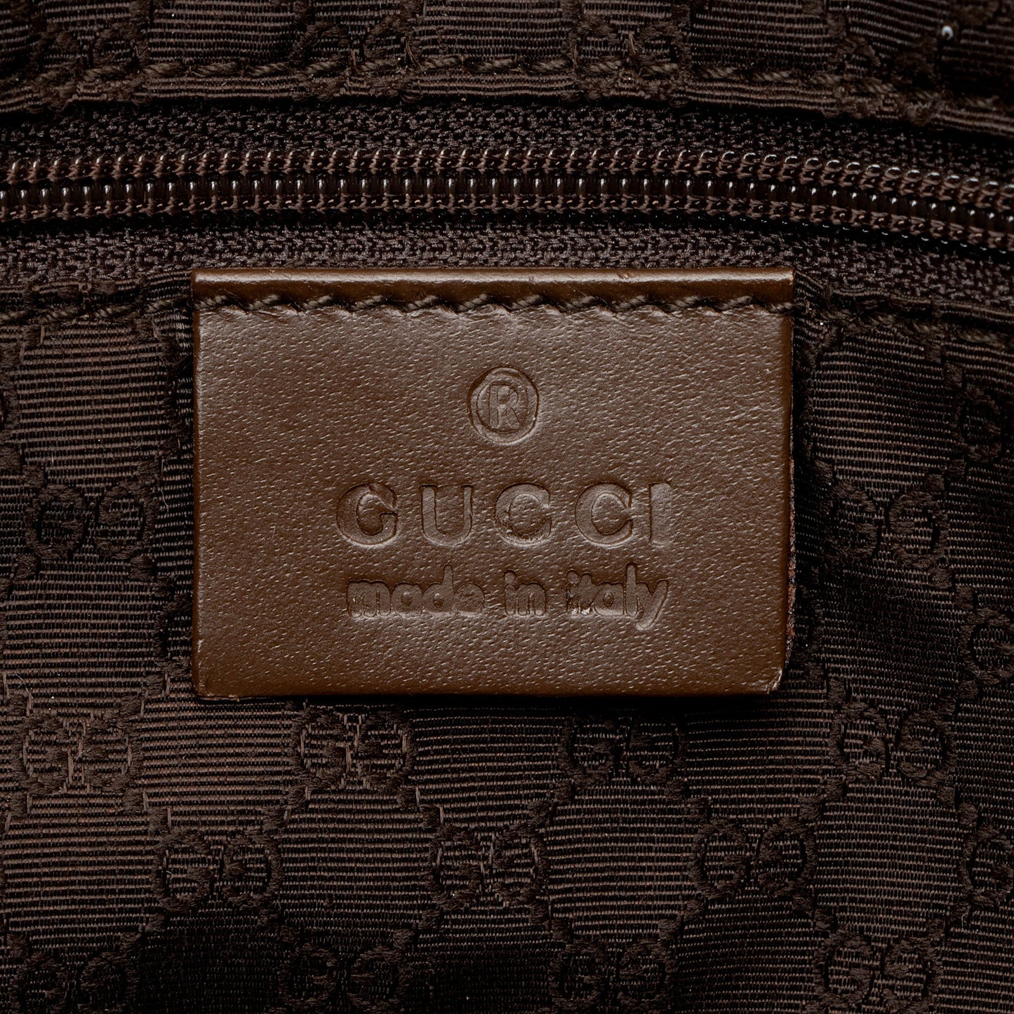 Gucci Canvas Jackie Shoulder Bag