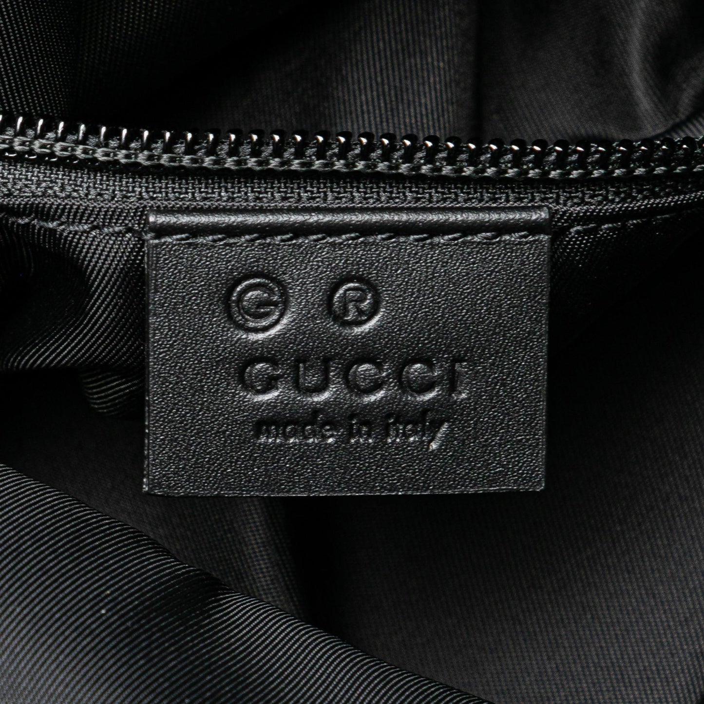 Gucci Canvas Techno Web Fold Over Backpack