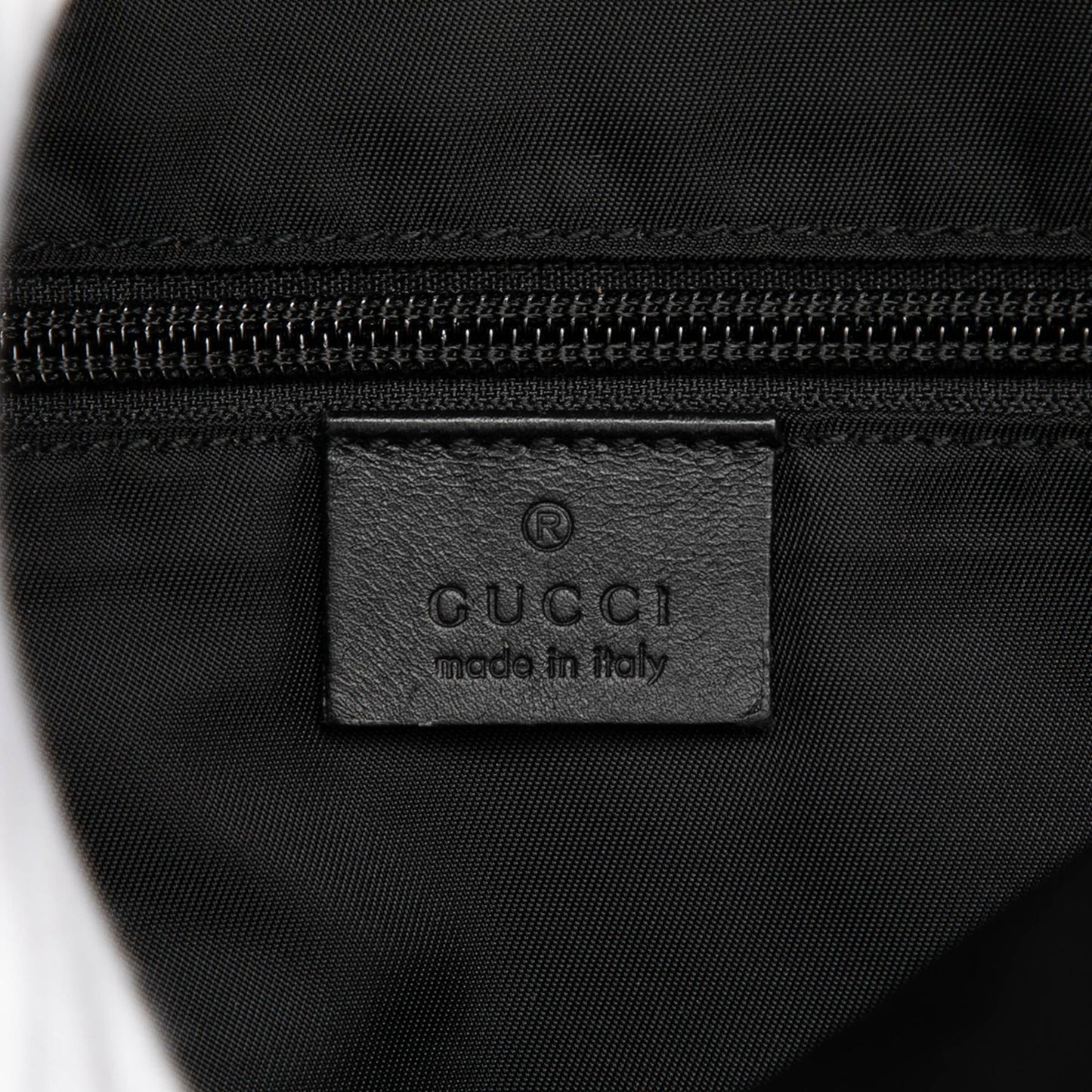 Gucci Canvas Techno Web Fold Over Backpack
